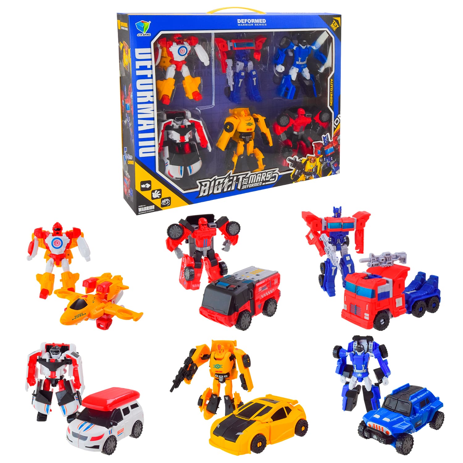 Набір роботів арт.788-25Y (24шт) 6шт у наборі, короб 41*32*7,7см