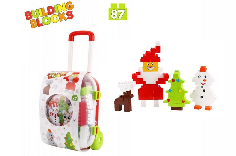 Валіза з конструктором з новорічними ементами Тех8805