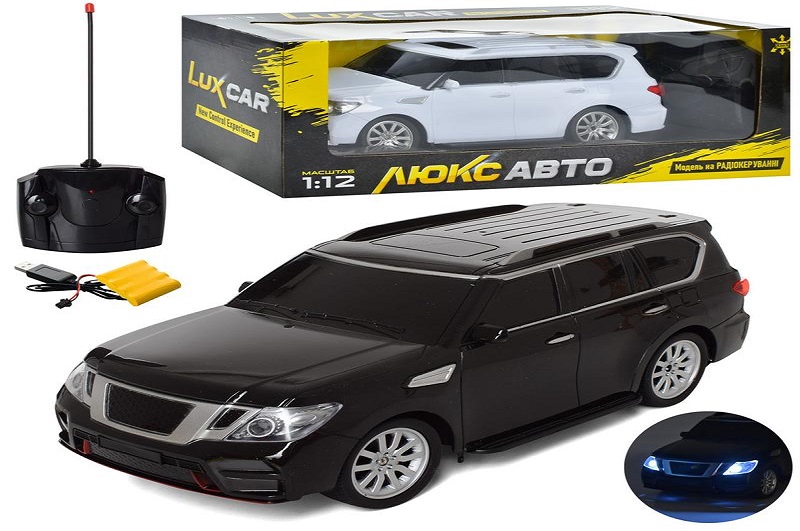 Джип M 4933 (12шт) 31см,р/к, акум,USBзар,1:12,світло,гумові колеса,2 кольори,в кор-ці,44,5-17-18см