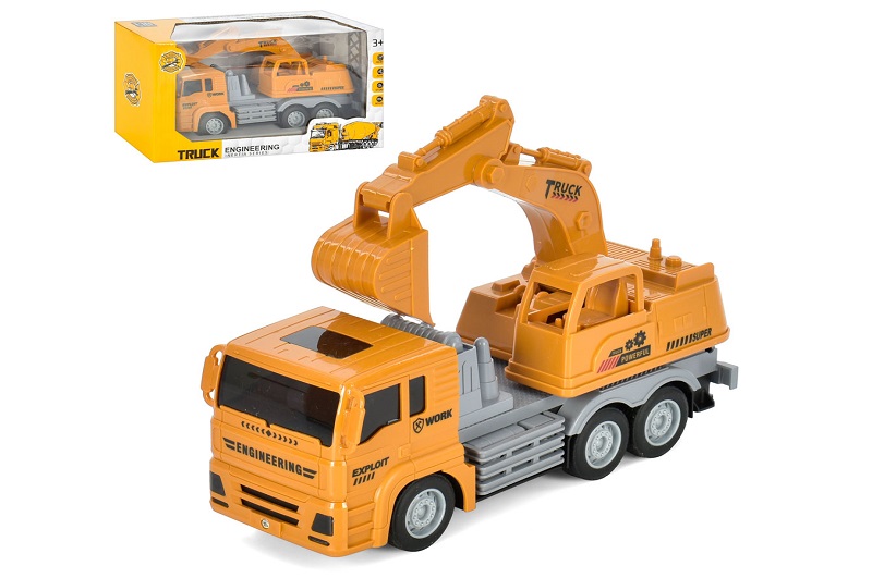 Будтехнiка 186I-3 (24шт) 24см, інерція, 1:18, рухомі деталі, в кор-ці, 29-11-16,5см