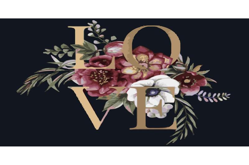 Картина по номерах LOVE SY6782 Strateg з лаком та рівнем розміром 40х50 см