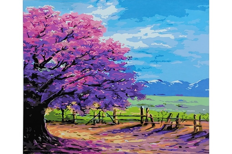 Картина по номерах Яскрава весна SY6914 Strateg розміром 40х50 см