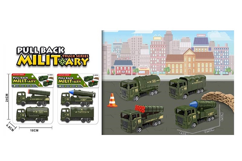 Військовий набір арт. YM-E11 (288шт/2)   2трейлери  набор, пакет 24*4,8*18см