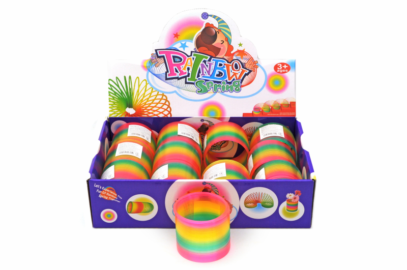 Пружина Веселка" в коробці 12шт 76B УПАК12шт р.32*21*8см."