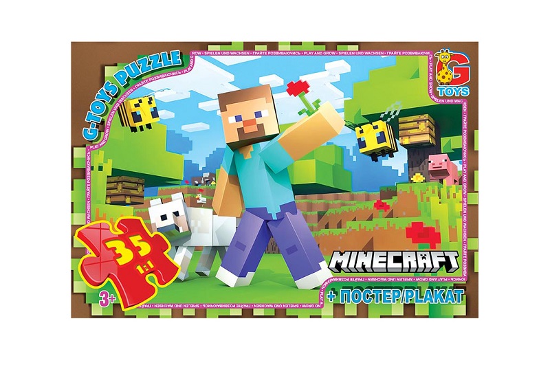 Пазли ТМ G-Toys" із серії  "Minecraft" (Майнкрафт), 35 ел.  MC794"
