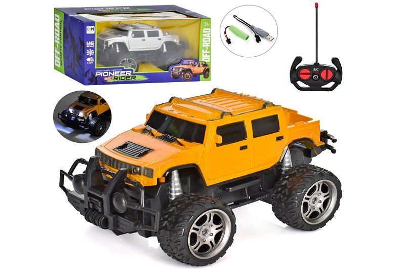 Джип 519A (18шт) р/к, акум, 1:16, 23см, світло, USB зарядне, 2 кольори, в кор-ці, 30-16,5-15,5см