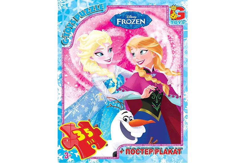 Пазли ТМ G-Toys" із серії "Frouzen" (Льодяне Сердце), 35 ел.  FR051"