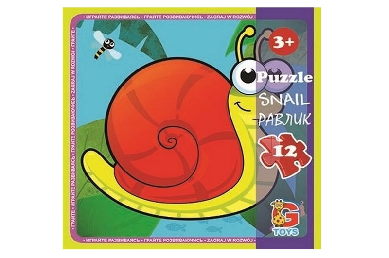 Пазли ТМ G-Toys" із серії "Комахи", 12 ел.  LI02"
