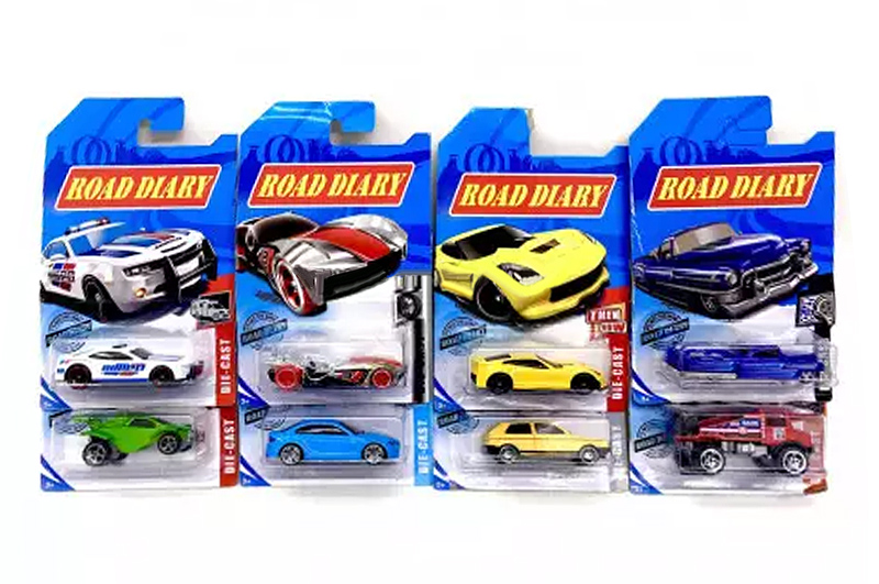 Машина металева Гонка" 12 видів на блістері 689-04S р.16,5*10,8*3,5см"