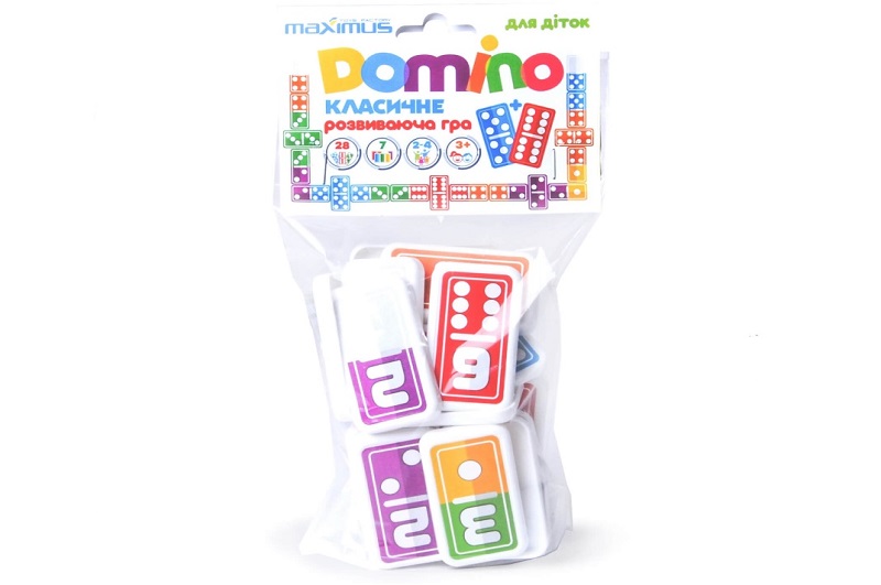 Розвиваюча гра Доміно КЛАСИЧНЕ (арт.5487)-/50 мішок