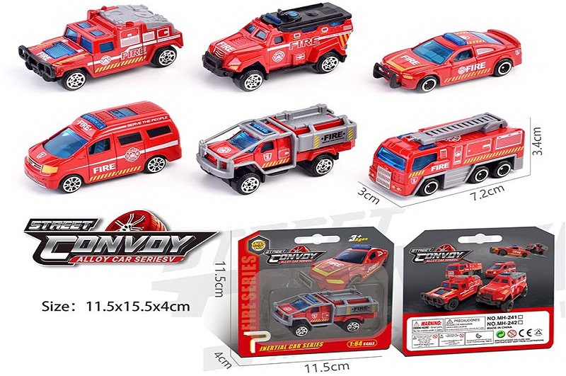 Машина мет. арт. MH-241 (576шт/2)  6 видів, планшет. 11,5*4*11,4см