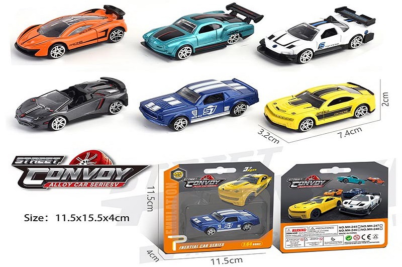 Машина мет. арт. MH-245 (576шт/2) 6 видів, планшет. 11,5*4*11,4см