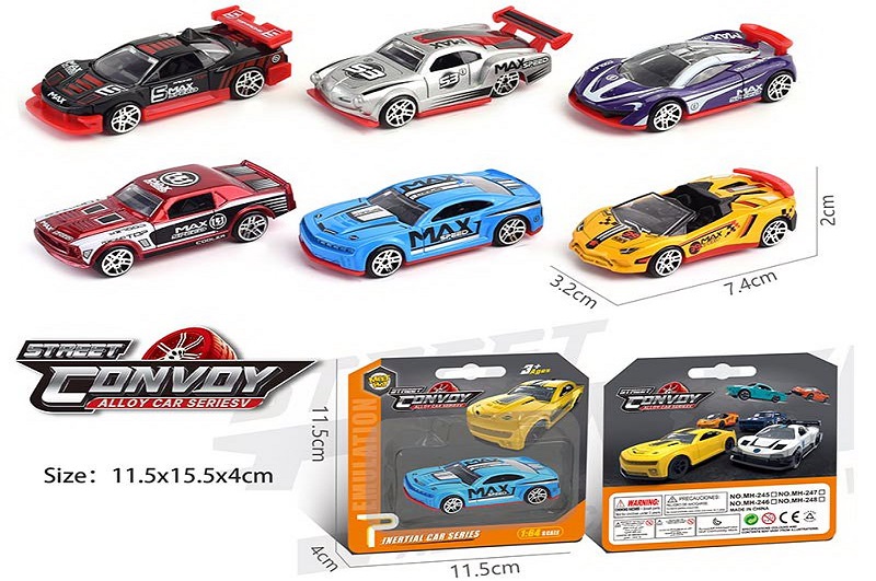 Машина мет. арт. MH-246 (576шт/2)  6 видів, планшет. 11,5*4*11,4см