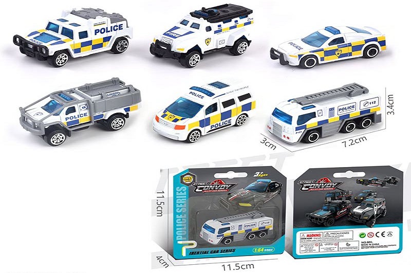 Машини набор метал. арт. MH-240 (576шт/2) 6 видів, планшет. 11,5*4*11,4см