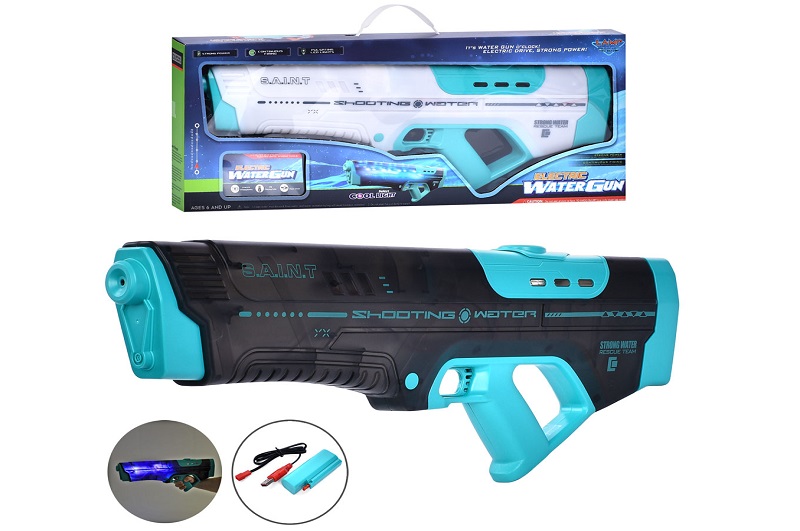 Водяний автомат T-09pro(Light) (6шт) акум, 56см, USBзарядне, світло, 2 кольори, в кор-ці, 61-25-7см