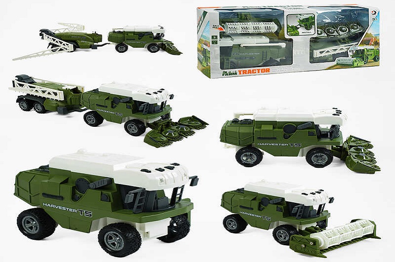 Комбайн 1907-9 (18) підсвічування, звуки, мелодії, інерція, знімне навісне обладнання, причеп, у кор