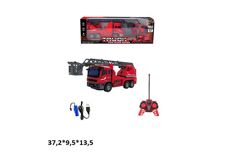 Р.К.Пожежна машина 838-A7 акум.USB.муз.світ.кор.37,2*9,5*13,5 /48/