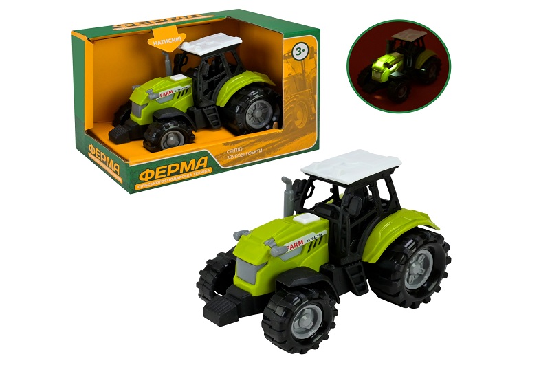 Трактор батар. арт. AP9926 (180шт/2),світло,звук,у короб.12,5*8*8,5см