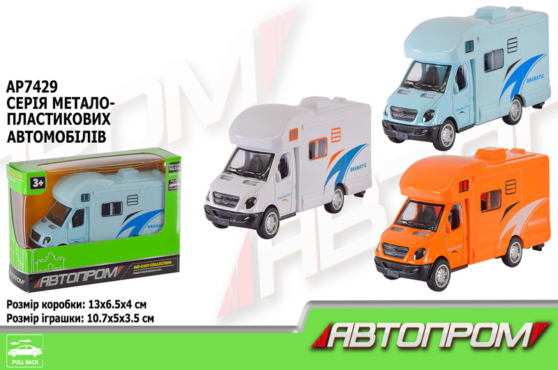 Машина мет. АВТОПРОМ арт. AP7429 (96шт/2)  короб.14,5*6*7см