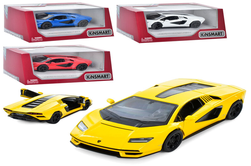 Машинка KT5437W (24шт) метал, інер-я, 12см, двері, що відкриваються, гумові колеса, 4кол, в кор-ці,