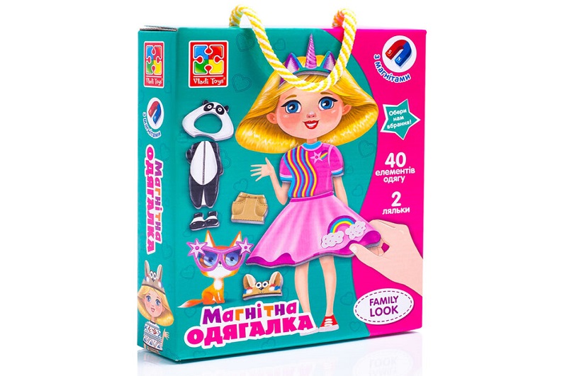 Магнітна одягалка Family  look" VT3702-21 (укр)"