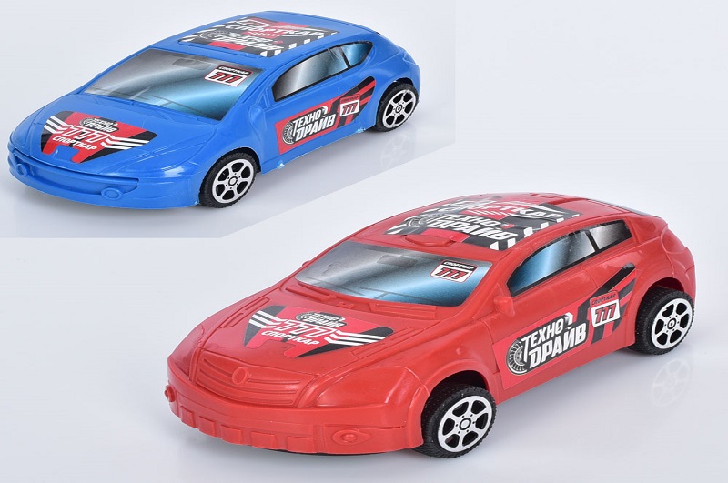 Машина 777 (180шт) 15,5см, 2 кольори, в пакеті, 20-14-6см