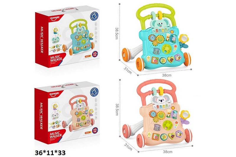 Каталка ігр.центр Перші кроки HE0841/HE0842 2в1 батар.муз.світ.2кол.кор.36*11*33 /12/