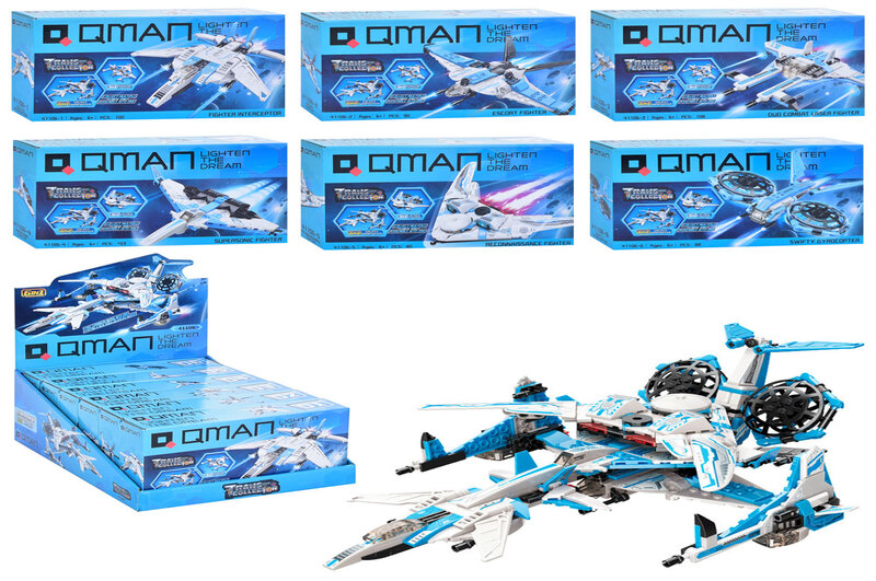 Конструктор 41106 (96шт) космічна техніка 6в1, від 80 деталей, 6 видів (6шт) в дисплеї, 23-28,5-12,5