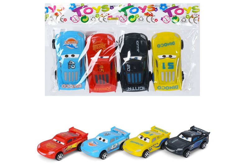 Набір машинок 546-7S (96шт) ТЧ, інерц, 4шт, 8см, у пакеті, 20,5-13-3см