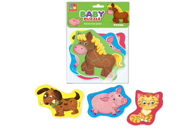 Бебі пазли Дитинчата. Ферма" VT1106-87 (укр)"