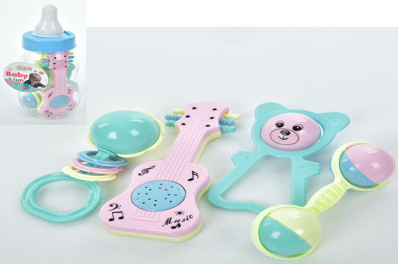 Брязкальце 5858A-7 (72шт) від 12см, 4шт.в колбі, 27-10-10см