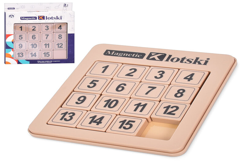 Гра CH1123 (60шт) п'ятнашки, магнітні, в кор-ці, 20-15-2см
