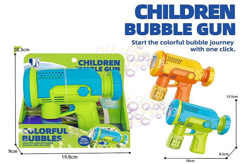 Мильні бульбашки арт. P82098 (72шт) батар. 2 кольори, пістолет, короб. 20*9*19,5 см