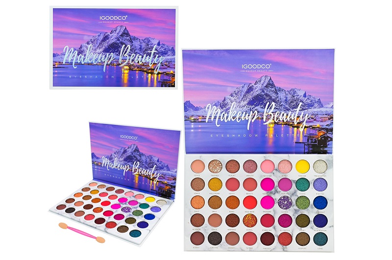 Косметика арт. LK3750 (144шт/12) палетка, тіні для повік,40 кол., пензлик, короб. 23*16*1см