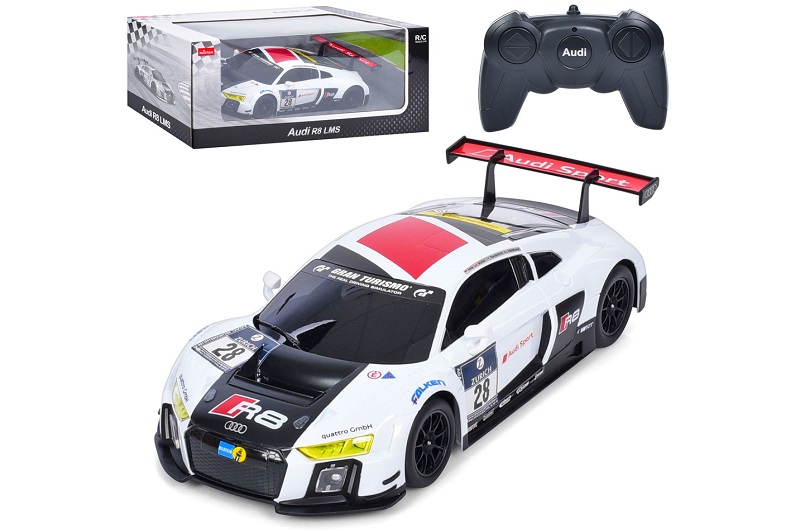 Машина 59300 (6шт)Audi,25см,р/к,2,4G,1:18,аморт,,гумові колеса, на бат-ці,в кор-ці 38-17-15см