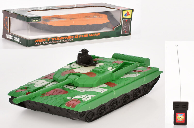 Танк HT-33A (48шт) р/к, 21см, на бат-ці, 2 кольори, в кор-ці, 26-9-11см