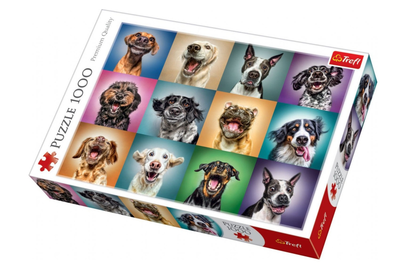 Пазли - 1000 елм. - 10462 Смішні портрети собак", Trefl"