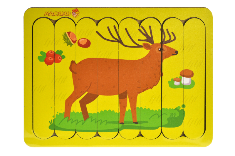 Пазл-вкладка, серія лісові тварини Олень"  Про40369"