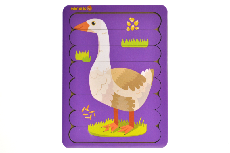 Пазл-вкладка, серія свійські тварини Гуска"  Про40314"
