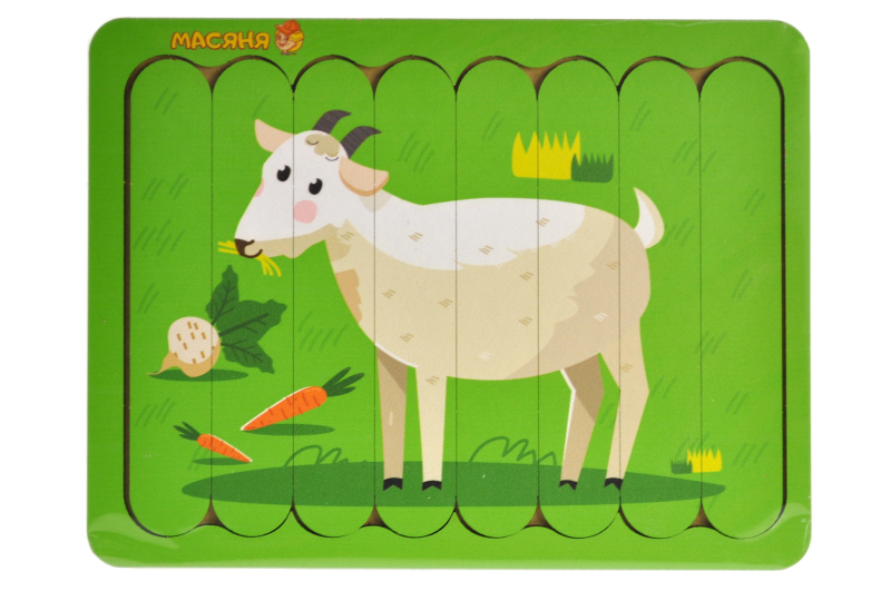 Пазл-вкладка, серія свійські тварини Коза"  Про40291"