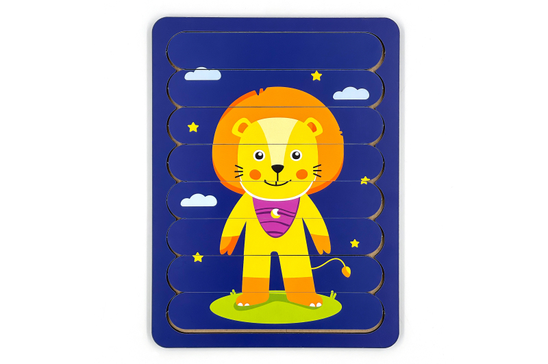 Пазл-вкладка, серія тварини Африки Левчик"  Про40079"