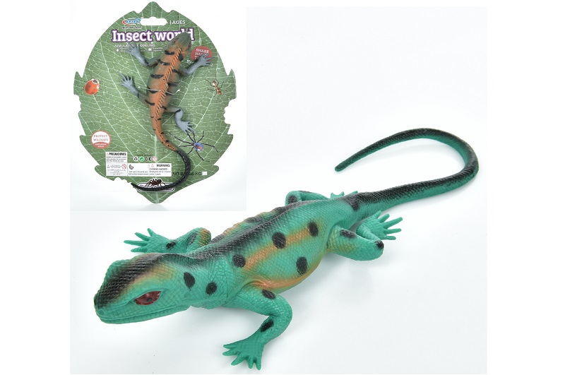 Фігурка BY568-KCC-KCD (180шт) ящірка 24см, пискавка, 2види, на листі, 22-29-3см