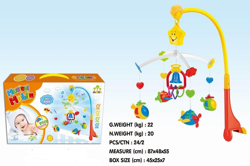 Мобіль арт. SL81004 (24шт/2) муз,заводн.,у коробці 45*25*7см