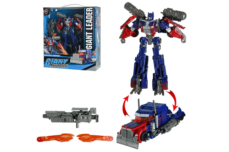 Трансформер HD83 (24шт) TF, робот 18см+трейлер, в кор-ці, 24-28-10см