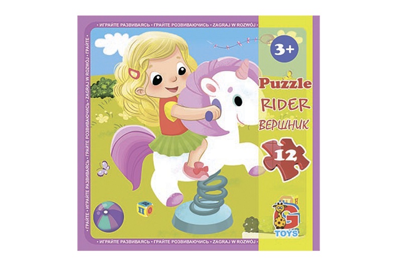 Пазли ТМ G-Toys" із серії "Дитячий майданчик", 12 ел.  LX01"