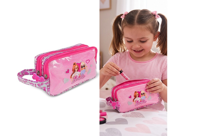 Косметичка Barbie арт. KH133/001L (50шт) Розміри косметички: 20,5х12х7 см
