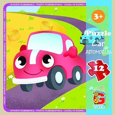 Пазли ТМ G-Toys&quot; із серії &quot;Транспорт&quot;, 12 ел.  LT01&quot;