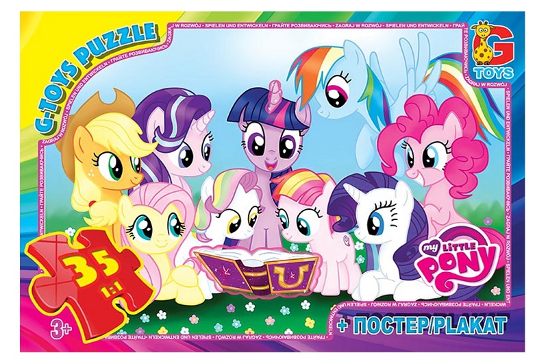 Пазли ТМ G-Toys" із серії "My little PONY", 35 ел.  MLP033"