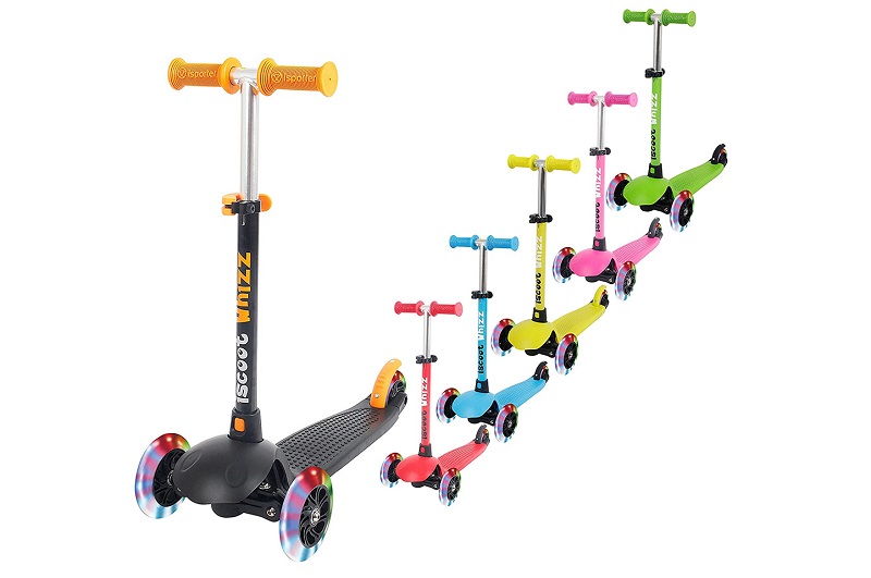 Самокат M1 пластик.PU світ.125мм 4кол.кор./4/