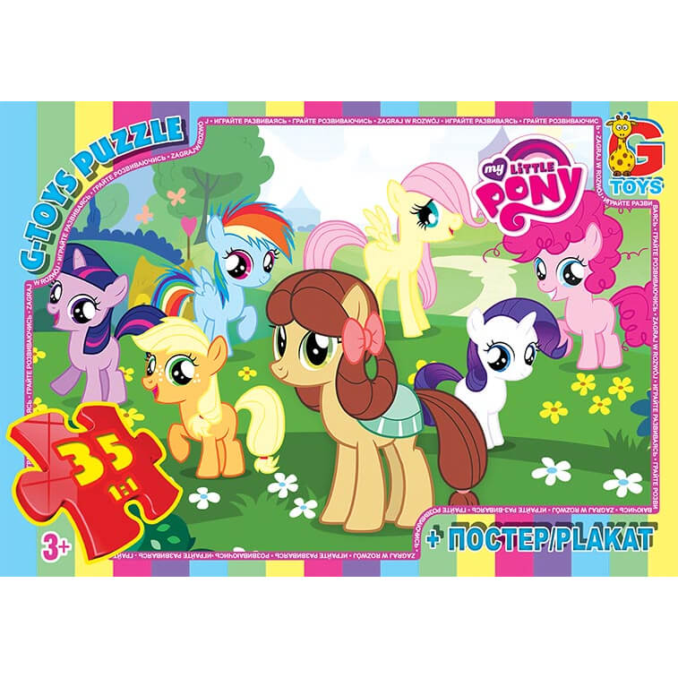Пазли ТМ G-Toys&quot; із серії &quot;My little PONY&quot;, 35 ел.  MLP024&quot;